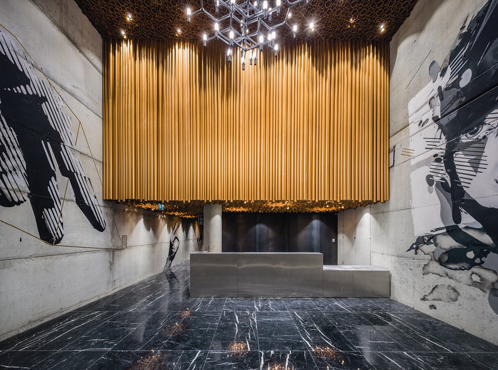 Hala Koszyki, architektura wnętrz