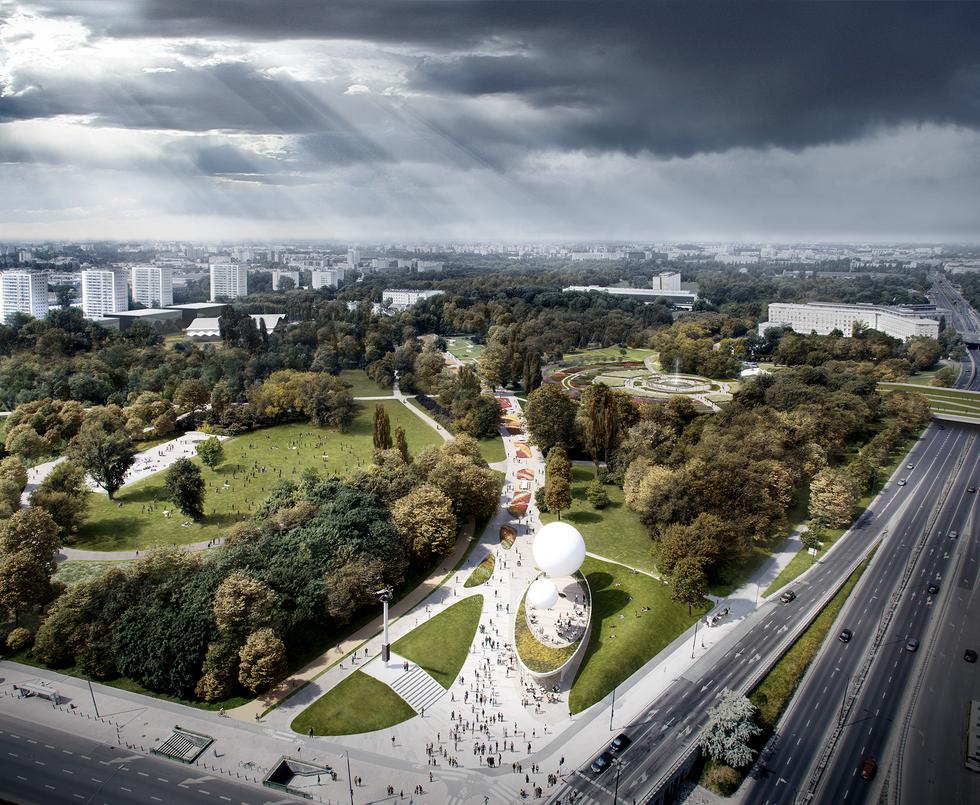 WXCA zwycięża konkurs na rewitalizację Pola Mokotowskiego